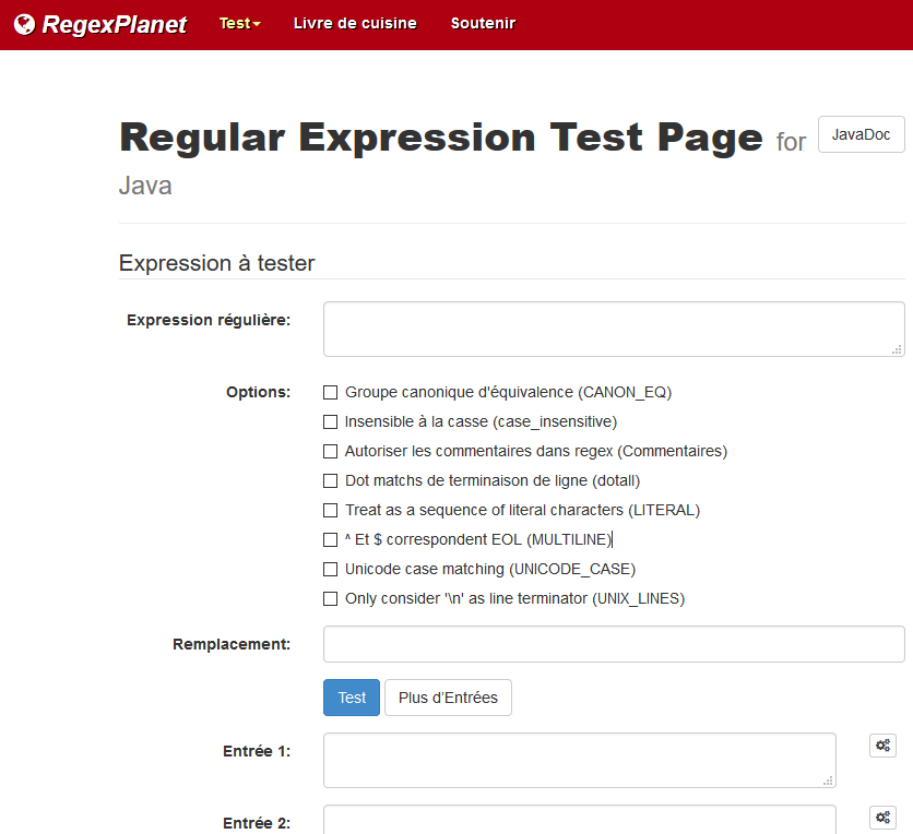 Regexplanet Java